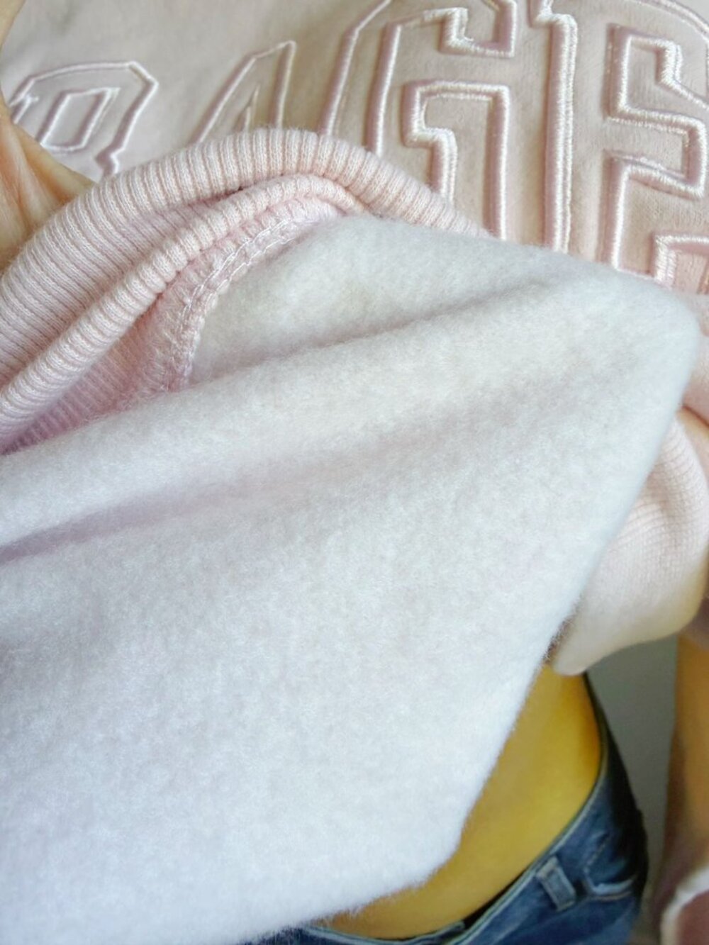 Garage Ultra Fleece Hoodie Pink Wink S/M NWT - Picture 6 of 8